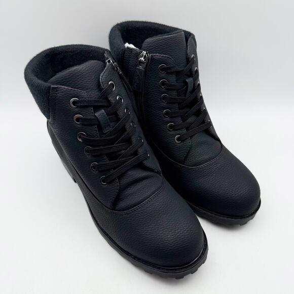 Trotters Womens Bellamy Boots US 8 M EU 38.5 Black Mid Calf NIB - Picture 6 of 13